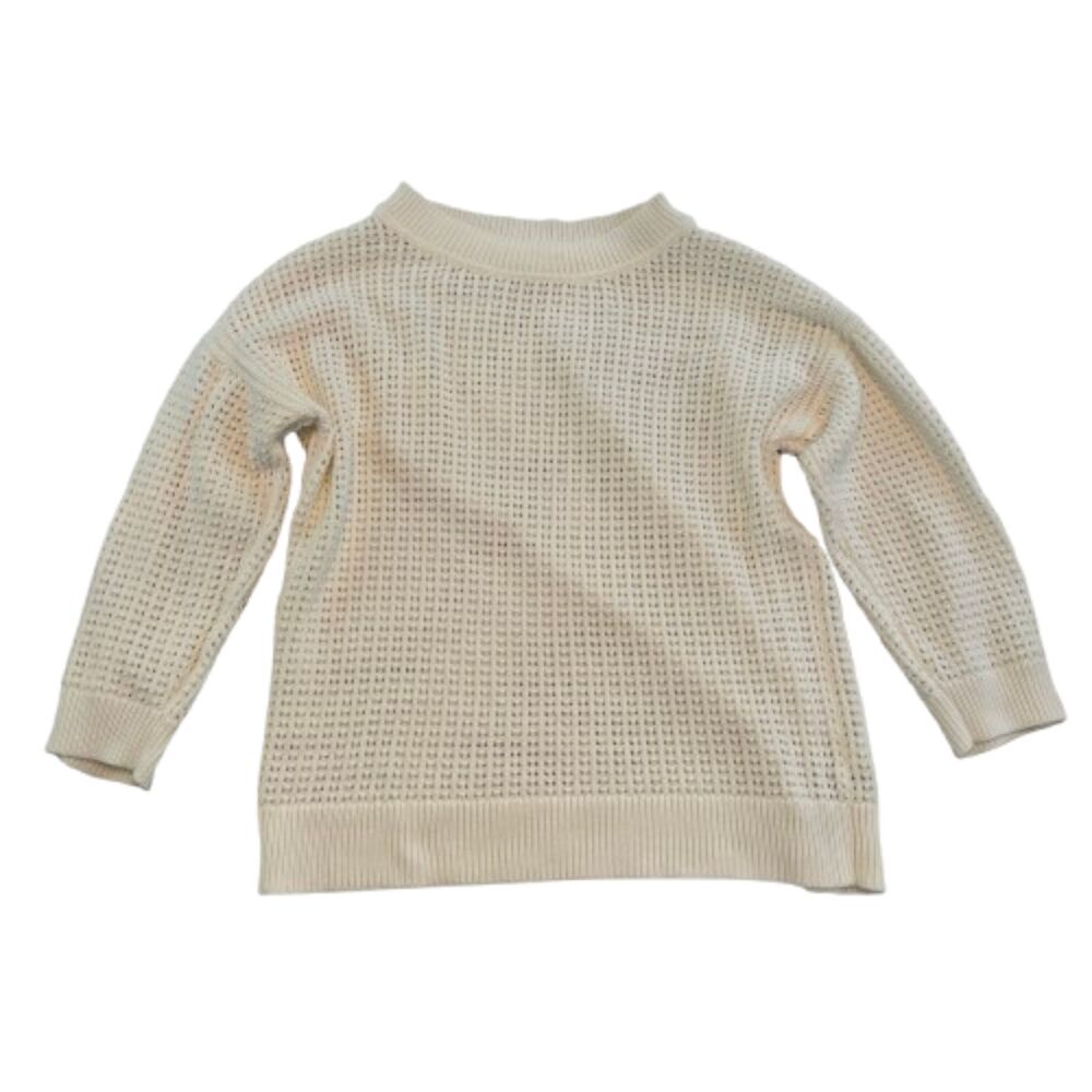 Gap White Sweater hole pattern size L men’s
